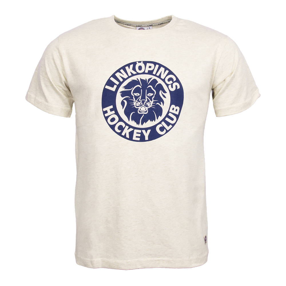 T-shirt beigemelange retro